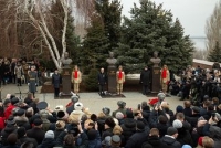 В Волгограде открыли памятники трём полководцам Сталинградской Победы