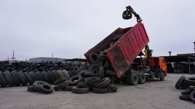 В Волгоградской области продолжается экопроект по утилизации автошин