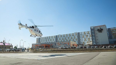 Почти 400 вылетов совершил санитарный вертолет в Волгоградской области в 2023 году