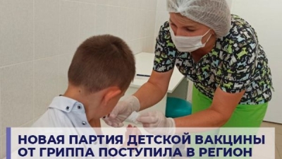 Более 129 тыс. доз инактивированной гриппозной вакцины «СовиГрипп» поступило на региональный слад. Вакцину оперативно распределяют в детские поликлиники Волгоградской области.