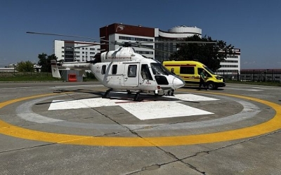 200 вылетов с начала года совершил вертолёт санитарной авиации в Волгоградской области
