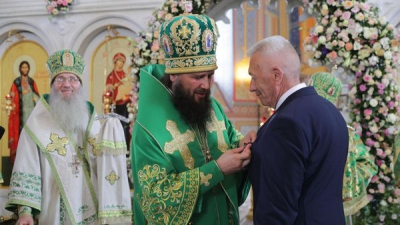 В Волгоградской области состоялось награждение в честь юбилея священной обители