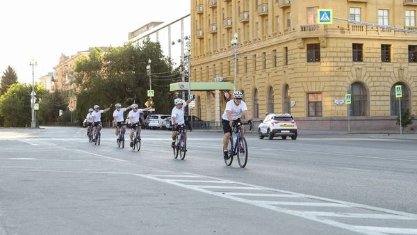 Патриотический велопробег «Из Сталинграда в Ленинград» стартовал в городе-герое на Волге