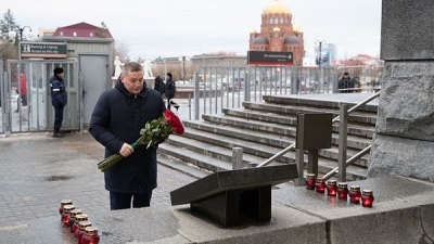 Андрей Бочаров почтил память погибших в декабрьских терактах 2013 года