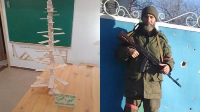 «Мы читали письма и плакали»: бывший трудовик и участник СВО из Волгограда   смастерил для бойцов «Солдатскую елку»