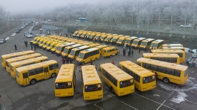 Волгоградская область получила 55 новых школьных автобусов